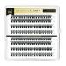 Lankiz self-adhesive eyelashes 160pcs no glue required 40d d curl diy eyelash extensions reusable individual eyelashes pre-glued eyelash extensions (40d-self-adhesive lash-d)