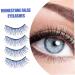 FRCOLOR Diamond Lashes 10 Pairs Lashes Natural False Reusable Soft Light Fake Lash Artificial Fiber Eyelash Diamond False Eyelashes - Buy Online on GoSupps.com
