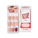 KISS Impress Press-On Manicure - Before Sunset - Short Square Nails with PureFit Technology | Includes Prep Pad Mini File Cuticle Stick & 30 Fake Nails in Nude Brown Coral - Buy Online on GoSupps.com