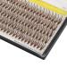 Hannahool 120pcs 10-20mm 0.07mm D Curl Brown Individual False Eyelashes - Long Natural Makeup Cluster Extensions (12mm) - Buy Online on GoSupps.com