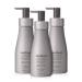 Method Foaming Hand Wash Violet + Lavender Reusable Silver Aluminum Bottle Biodegradable Formula 10 oz (Pack of 3)
