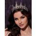 SweetV Gold Tiara Crown for Wedding, Quinceanera, Prom - Iridescent Crystal Hair Accessories for Women and Girls - Buy Online on GoSupps.com