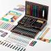Norberg & Linden XXL144 Art Set: Deluxe Wooden Box with Crayons, Oil Pastels, Watercolor Paints, Colored Pencils, Sharpener, Sketch Pad - Ideal for Adults and Kids - Buy Online on GoSupps.com