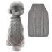 FWLWTWSS dog sweater winter warm dog sweater Small dog roll collar knitting sweater dog sweater soft dog sweater dog clothes dog clothing for small medium-sized dogs and cats X-Large diamond style XL