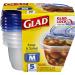 GladWare Soup & Salad Food Storage Containers for Everyday Use | Medium Rectangle Containers for Food Storage | Containers Hold up to 24 Oz(Pack of 5) Rectangle 24 oz - 5 Count