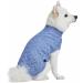 Blueberry Pet Classic Fuzzy Textured Knit Pullover Dog Sweater in Heather Blue - 10 inch - Buy Online on GoSupps.com