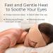 Kozy Cordless Heated Eye Mask - 3 Heat Settings, USB Rechargeable, Washable - Midnight Blue - Buy Online on GoSupps.com
