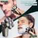TURN RAISE 7D Head Shaver Detachable 6-IN-1 Electric Razor LCD Display Skull Shaver for Bald Men 3 Speeds IPX7 Waterproof Wet/Dry Electric Rotary Shaver Grooming Kit for Hair Beard Face Rechargeable Black - Buy Online on GoSupps.com