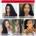 ROSDINA 30 Inch Pre-Stretched Braiding Hair Pack of 8 - Professional Yaki Texture Synthetic Fiber in 1B-8P for Crochet & Braid, Hot Water Setting, Natural Hair Extension - Buy Online on GoSupps.com