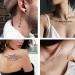 Dopetattoo 13 Sheets Temporary Tattoo Collection - Realistic Letter and Quote Designs for Men and Women - Buy Online on GoSupps.com