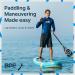 BPS NZ Alloy 2-Piece SUP Paddles - Lightweight Adjustable Stand-up Paddle Board Paddle - Black - Buy Online on GoSupps.com