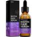 Biotin Hair Growth Serum, Biotin for Hair Growth Oil, Biotin Hair Oil - Biotin Oil, Natural DHT Blocker Hair Serum for Hair Growth, Anti-Thinning Liquid Biotin Hair Growth Serum Women (2oz)