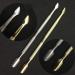 Double Side Rust-Proof Nail Pusher Stainless Steel Anti-Slip Solid Nail Tool Exfoliating Accessories Super nice elegant Nails Tool-Golden - Buy Online on GoSupps.com