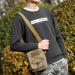 HUNDVP Tactical Shoulder Bag - Waterproof Molle Sling Backpack for Military Outdoor Hiking & Camping - Multifunctional Messenger Crossbody Bag in Brown - Buy Online on GoSupps.com