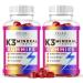 (2 Pack) K3 Mineral Gummies by Zelso Nutrition The Original K3 Formula Pills Now In Gummy Advanced Vitamins Plus Multivitamin 60 Day Supply 30.0 Servings (Pack of 2)