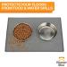 Neater Pet Brands Waterproof Silicone Pet Mat 24x16 Gunmetal - Protect Floors from Food & Water - Buy Online on GoSupps.com
