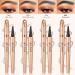Waterproof Eyebrow Pencil | Long-Lasting & Quick-Drying | B-Hell-Brown - Effortlessly Natural Look | International Shipping Available - Buy Online on GoSupps.com