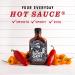 Hoff & Pepper Smoken Ghost Louisiana Style Hot Sauce 6.7 Fl Oz - Handmade Tennessee Hot Sauce for Spicy Lovers - Perfect for Grilling and Seasoning - Buy Online on GoSupps.com