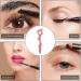 Womens Eyebrow Stencils - Silicone Stencils For Winged Eyer - Women Silicone Eyebrow Stencils - Reusable Lip Applicator For All Face Shapes - Beginner-Friendly Makeup Shaping Tool Pink - Buy Online on GoSupps.com