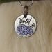 Personalized Violet Dog Tags - Engraved Stainless Steel Pet ID for Dogs & Cats | Unique Animal Brands - Buy Online on GoSupps.com