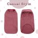 Hjumarayan Dog Sweater for Small Dogs | Washable Elastic Striped Sweater for Chihuahua & Yorkshire Terrier - XS Burgundy Red - Buy Online on GoSupps.com