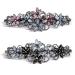 Teaaha 2 PCS Diamante Hair Clips for Women Elegant Rhinestones Hair Barrettes Thick Hair Sparkly Glitter Fashion Flowers Hairpin French Style Vintage Hair Accessoires for Women and Girls