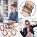 Boho Hair Ties Bracelets for Women Girls Thick Hair Accessories Braided Hair Tie Bracelet Elastic Cute Hair Ties No Damage Ponytail Holders Hairties Pink - Buy Online on GoSupps.com