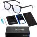 BLU ARMA Blue Light Glasses for Men & Women with Glasses case Reading Glasses - Gaming Glasses to Prevent Migraine Eye Strain and Improve Sleep UV 400 Protection - CE & FDA Certified Black Panther