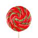 Cherry Premium Sweet Whirls Lollipops 24 count 60 Grams & 3.25" diameter per piece