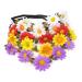 Honbay 5PCS Daisy Flower Bohemian Crown Headband Set with Elastic Ribbon - Buy Online on GoSupps.com