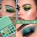 15 Color Green Eyeshadow Palette | Highly Pigmented Matte & Shimmer | Waterproof Long Wear Glitter Makeup for Women - Buy Online on GoSupps.com