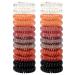 24 Pcs Elastic Spiral Hair Ties  No Crease Coil Hair Band for Women/Girls  Ponytail Holders Hair Accessories  Phone Cord Hair Ties for Thick  Curly  Thin  and Long Hair 6 colors