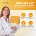 Kojic Acid Skincare Set - Brightening Soap Exfoliating Scrub Face Cream & Serum for Hyperpigmentation & Dark Spot Correction with Turmeric & Papaya - International Shipping Available - Buy Online on GoSupps.com