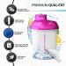 Buy Women s 400ml Deluxe Protein Shaker Leak-Proof BPA-Free White/Pink | Ideal for Creamy Shakes & Fitness Drinks - Buy Online on GoSupps.com