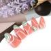 Sethexy Abstract Almond Shape False Nails - 24-Pack Green French Press-On Acrylic Nails for Women & Girls - Buy Online on GoSupps.com