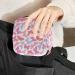 Guantierendiy Pink Butterfly Print Menstrual Cup Pouch & Sanitary Napkin Storage Bag - Large Capacity Travel Organizer (Color 11) - Buy Online on GoSupps.com