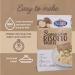 Truffle Seasoned Risotto - Riso Scotti Ready Meal | Easy to Cook Italian Side Dish | 7.4 oz | Serves 2-3 | Just Add Water & Heat - Buy Online on GoSupps.com