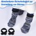 Petloft Anti-Slip Dog Socks - 4 Pack Indoor Slide-Resistant Socks with Adjustable Tape for Small & Medium Dogs Cats & Puppies (3XL Dark Blue Paw) - Buy Online on GoSupps.com