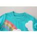 Girls Rainbow Sweatshirt | Cotton Long Sleeve Top for Toddler Girls (1-12 Years) | Casual Jumper | Pullover Kids T-Shirt | Size 6-7 Years - Buy Online on GoSupps.com