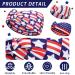 Patriotic American Flag Headband Set - 20 Pcs 4th of July Twisted Hair Bands for Women - USA Bandanas Stretchy Head Wraps for Independence Day Yoga & Running - Buy Online on GoSupps.com