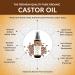 Organic Veda Pure Castor Oil - 100% Organic Cold Pressed Virgin Oil for Hair Skin Eyebrows & Nails - No Additives - 100 mL - Buy Online on GoSupps.com