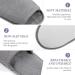 Milists Disposable Hotel Slippers for Couples - Thick Cotton Travel & Home Guest Slippers | Comfortable Leisure Shoes for Men & Women | Perfect for Salons & Pedicures - Buy Online on GoSupps.com
