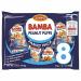Osem Bamba Peanut Snacks for Babies - All Natural Baby Peanut Puffs Family Pack (Pack of 8 x 0.7oz Bags) - Peanut Butter Puffs made with 50% peanuts.