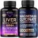 NUTRAHARMONY Liver Support & Magnesium Glycinate with Glycine Capsules