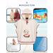 Morning Star Badeponcho - 100% Cotton Hooded Towel for Kids | Baby Bathrobe Sleepy Sheep 1-3 Years - Buy Online on GoSupps.com