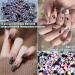 Shop Mixed Style Fashion 3D Nail Art Charms Kit - Resin Camellia Rose Butterfly Bow Moon Heart Bear Snake Hollow Pearl & Rhinestones - Buy Online on GoSupps.com