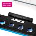 Arka Myreef Frag Rack - 8 Hole High-Quality Coral Holder with Strong Magnets for Seawater Aquariums - Silicone Backups - Black-Blue 15mm Hole Diameter - Buy Online on GoSupps.com