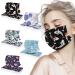 Goddess Accent 50 Pack Disposable Face_Mask Cute Floral Tie Dye Printed Protection for Adults Women - Buy Online on GoSupps.com