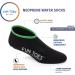 FUN TOES 2.5MM Neoprene Water Sports Socks - 2 Pairs for Scuba Diving, Snorkeling & More - Black, X-Large - Buy Online on GoSupps.com