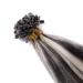 Keratin Bonding Hair Extensions - #1B/Gray - 70cm 50 Strands 100% Remy Real Hair - U-Tip by Novon Hair Extensions - Buy Online on GoSupps.com